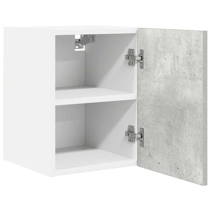 Hanging Cabinet Concrete Grey and White 30 x 31 x 40 cm