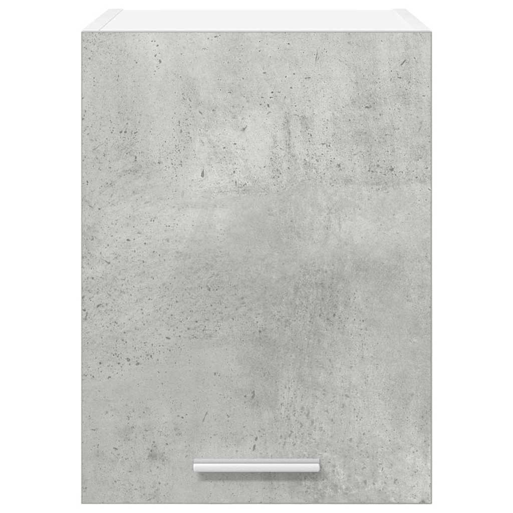 Hanging Cabinet 2 pcs Concrete Grey and White 30 x 31 x 40 cm