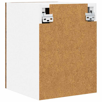 Hanging Cabinet with Storage Old Wood and White 30 x 31 x 40 cm