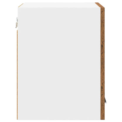 Hanging Cabinet 2 pcs Old Wood and White 30 x 31 x 40 cm