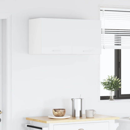 Hanging Cabinet 2 pcs White 40 x 31 x 40 cm Engineered Wood