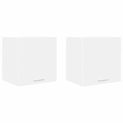 Hanging Cabinet 2 pcs White 40 x 31 x 40 cm Engineered Wood