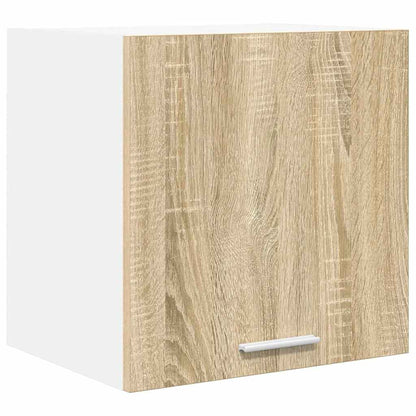 Hanging Cabinet Sonoma Oak and White 40 x 31 x 40 cm