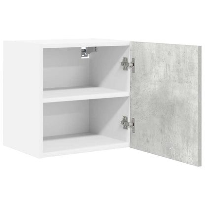 Hanging Cabinet Concrete Grey and White 40 x 31 x 40 cm