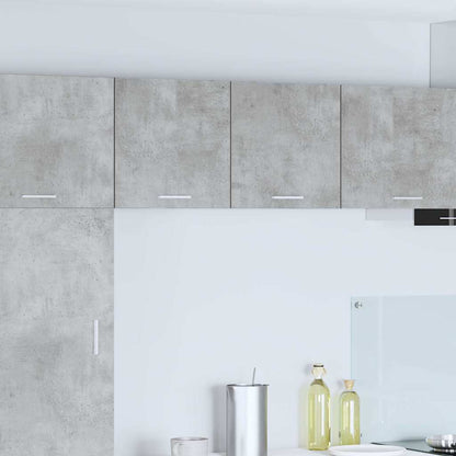 Hanging Cabinet 2 pcs Concrete Grey and White 40 x 31 x 40 cm