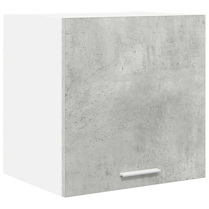 Hanging Cabinet 2 pcs Concrete Grey and White 40 x 31 x 40 cm