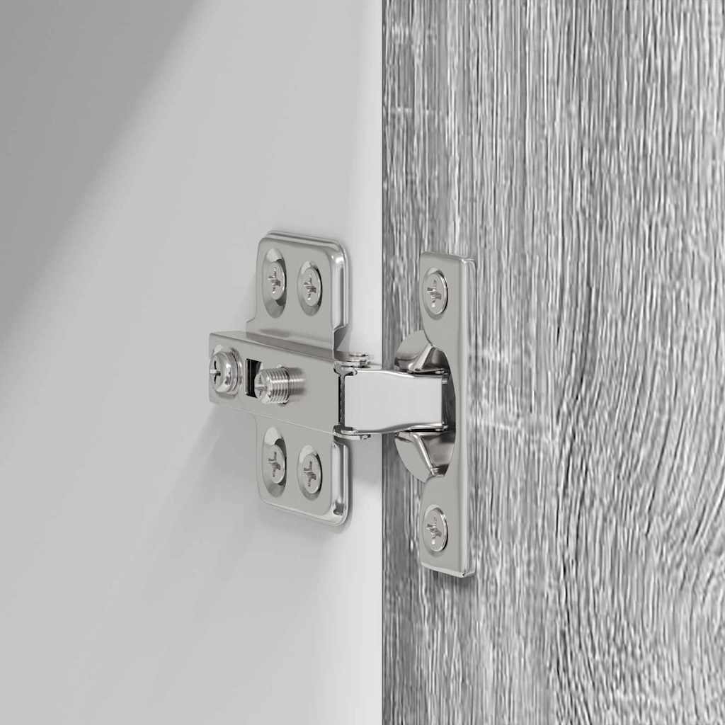 Hanging Cabinet Grey Sonoma and White 40 x 31 x 40 cm