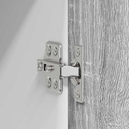 Hanging Cabinet Grey Sonoma and White 40 x 31 x 40 cm