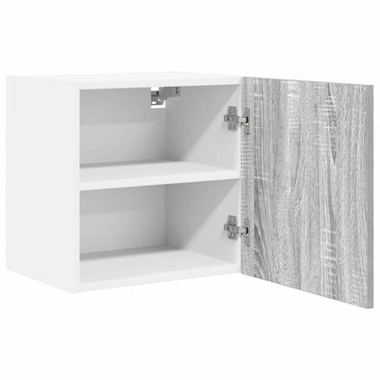 Hanging Cabinet Grey Sonoma and White 40 x 31 x 40 cm