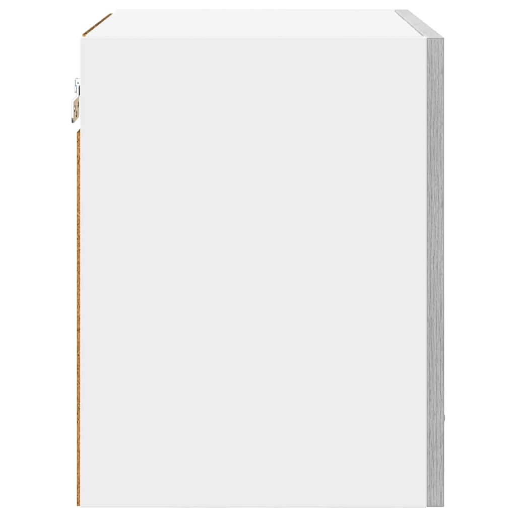 Hanging Cabinet Grey Sonoma and White 40 x 31 x 40 cm