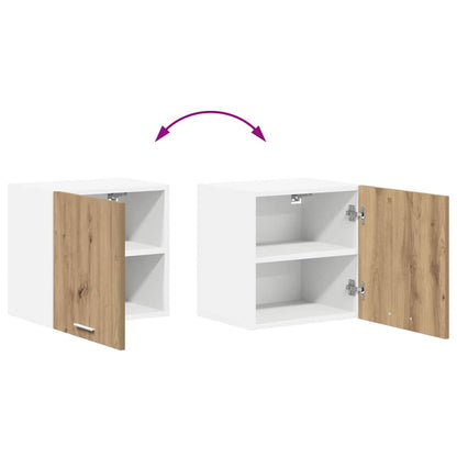 Hanging Cabinet Artisan Oak and White 40 x 31 x 40 cm