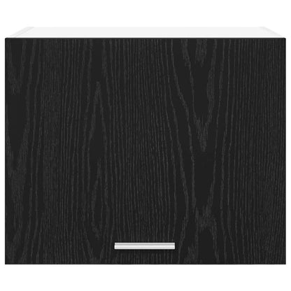 Hanging Cabinet Black Oak and White 50 x 31 x 40 cm