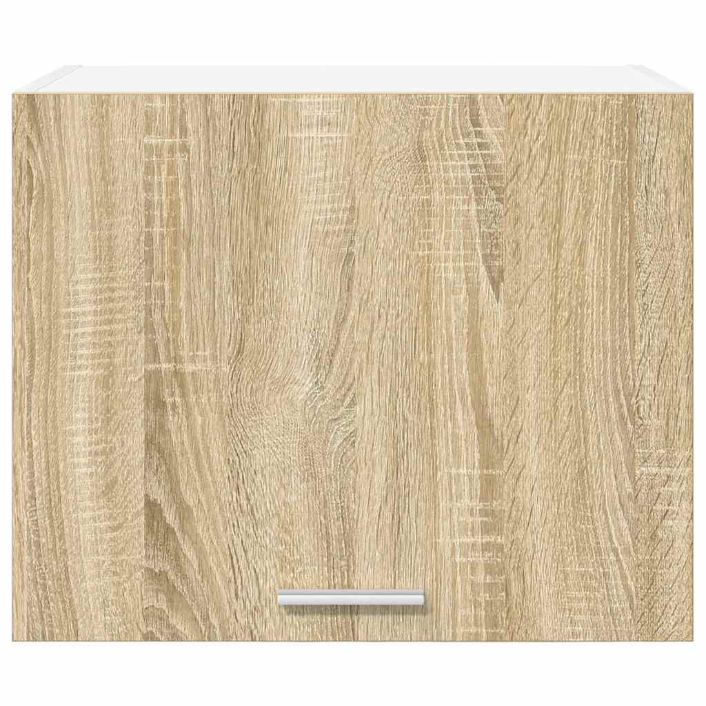 Hanging Cabinet Sonoma Oak and White 50 x 31 x 40 cm