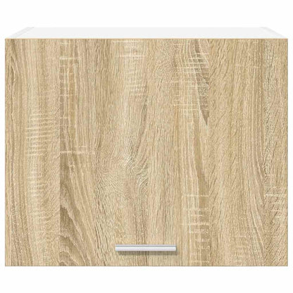Hanging Cabinet Sonoma Oak and White 50 x 31 x 40 cm