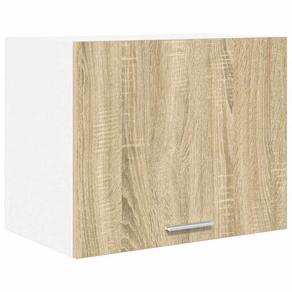 Hanging Cabinet 2 pcs Sonoma Oak and White 50 x 31 x 40 cm