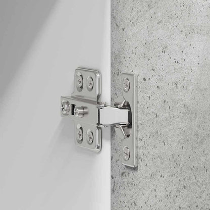 Hanging Cabinet Concrete Grey and White 50 x 31 x 40 cm