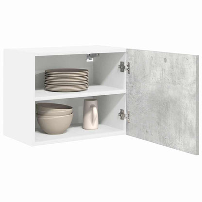 Hanging Cabinet Concrete Grey and White 50 x 31 x 40 cm