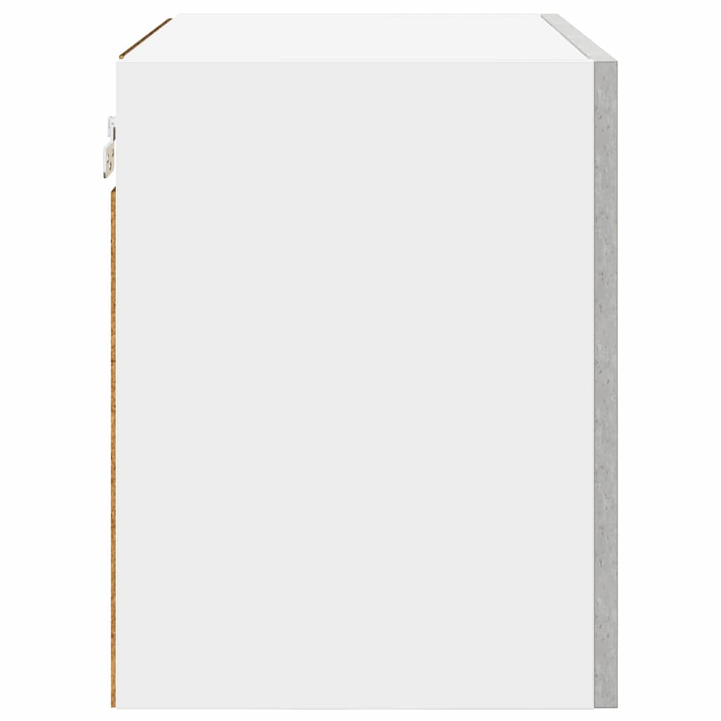 Hanging Cabinet Concrete Grey and White 50 x 31 x 40 cm