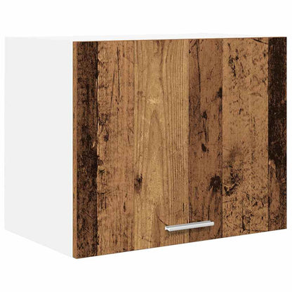 Hanging Cabinet with Storage Old Wood and White 50 x 31 x 40 cm