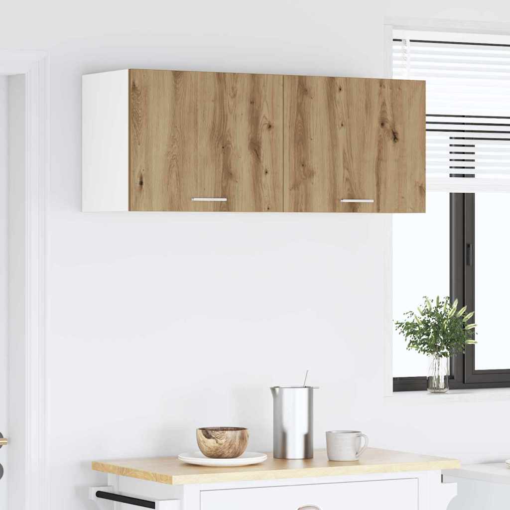 Hanging Cabinet Artisan Oak and White 50 x 31 x 40 cm
