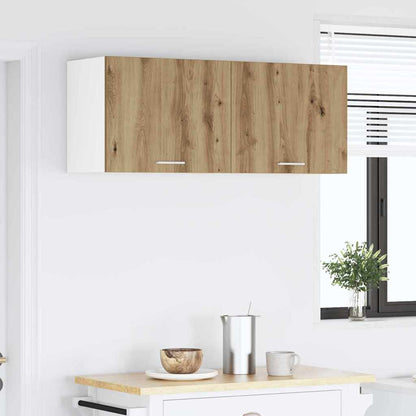 Hanging Cabinet Artisan Oak and White 50 x 31 x 40 cm