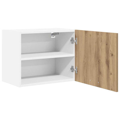 Hanging Cabinet Artisan Oak and White 50 x 31 x 40 cm