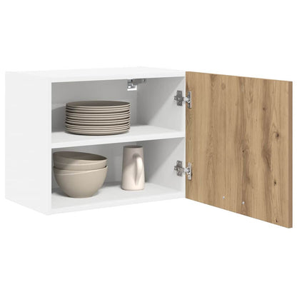 Hanging Cabinet Artisan Oak and White 50 x 31 x 40 cm