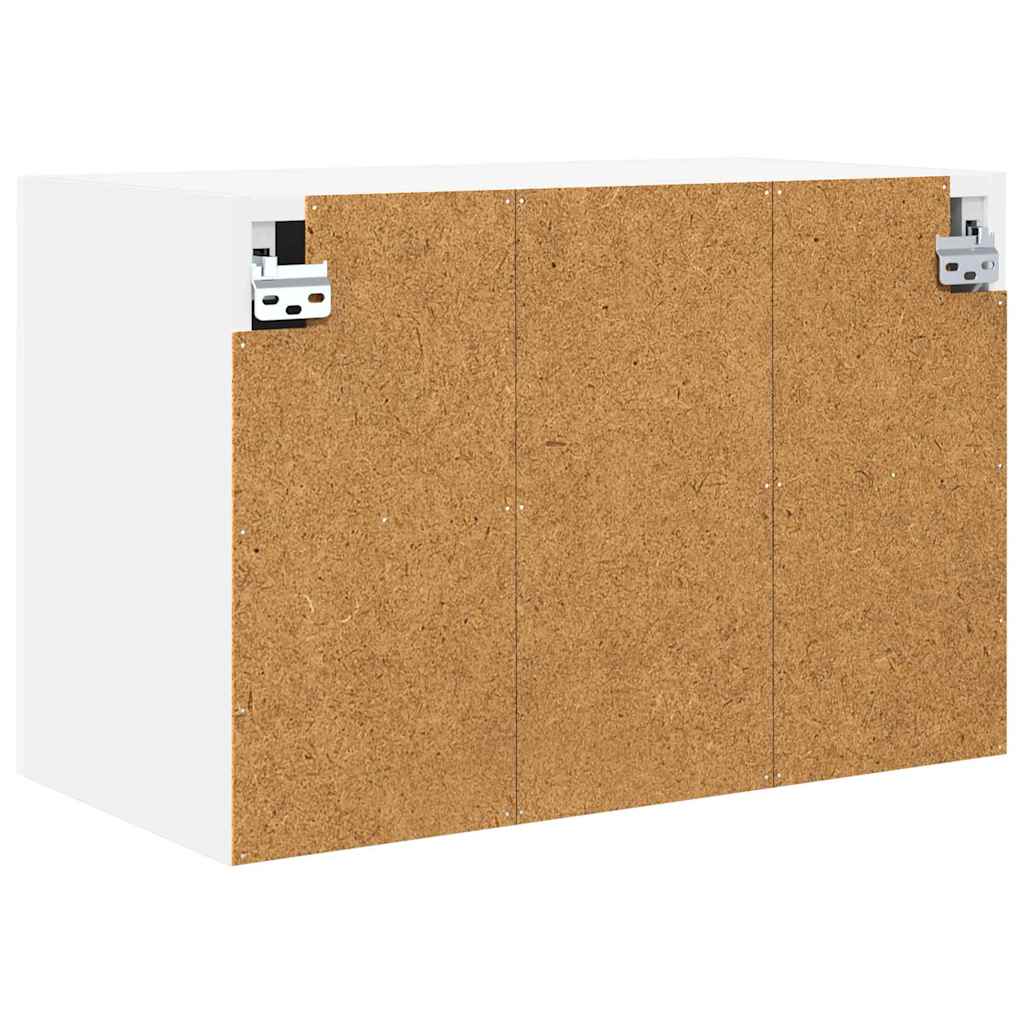 Hanging Cabinet 2 pcs White 60 x 31 x 40 cm Engineered Wood