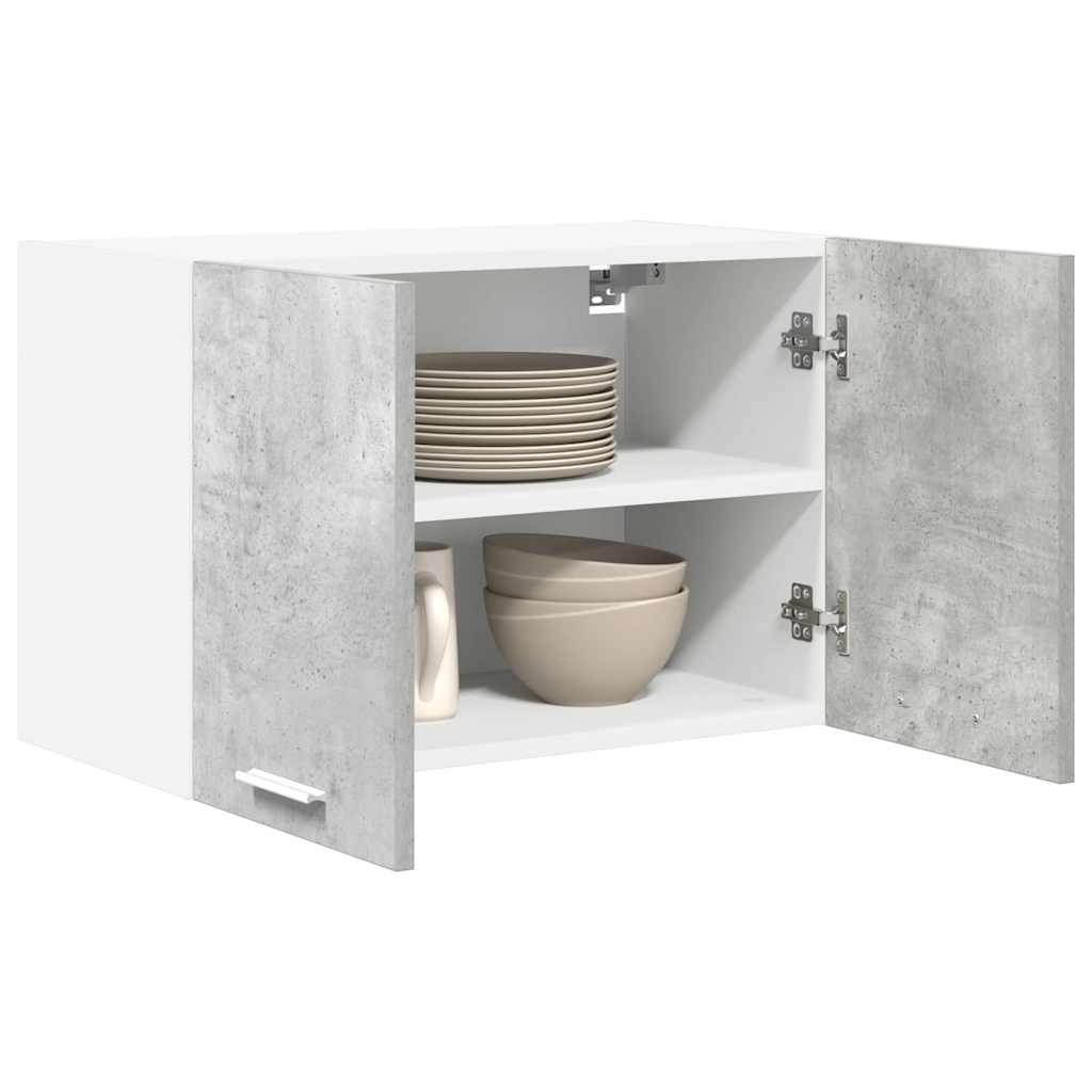 Hanging Cabinet Concrete Grey and White 60 x 31 x 40 cm