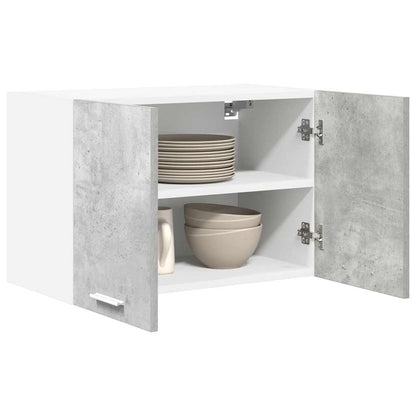 Hanging Cabinet Concrete Grey and White 60 x 31 x 40 cm