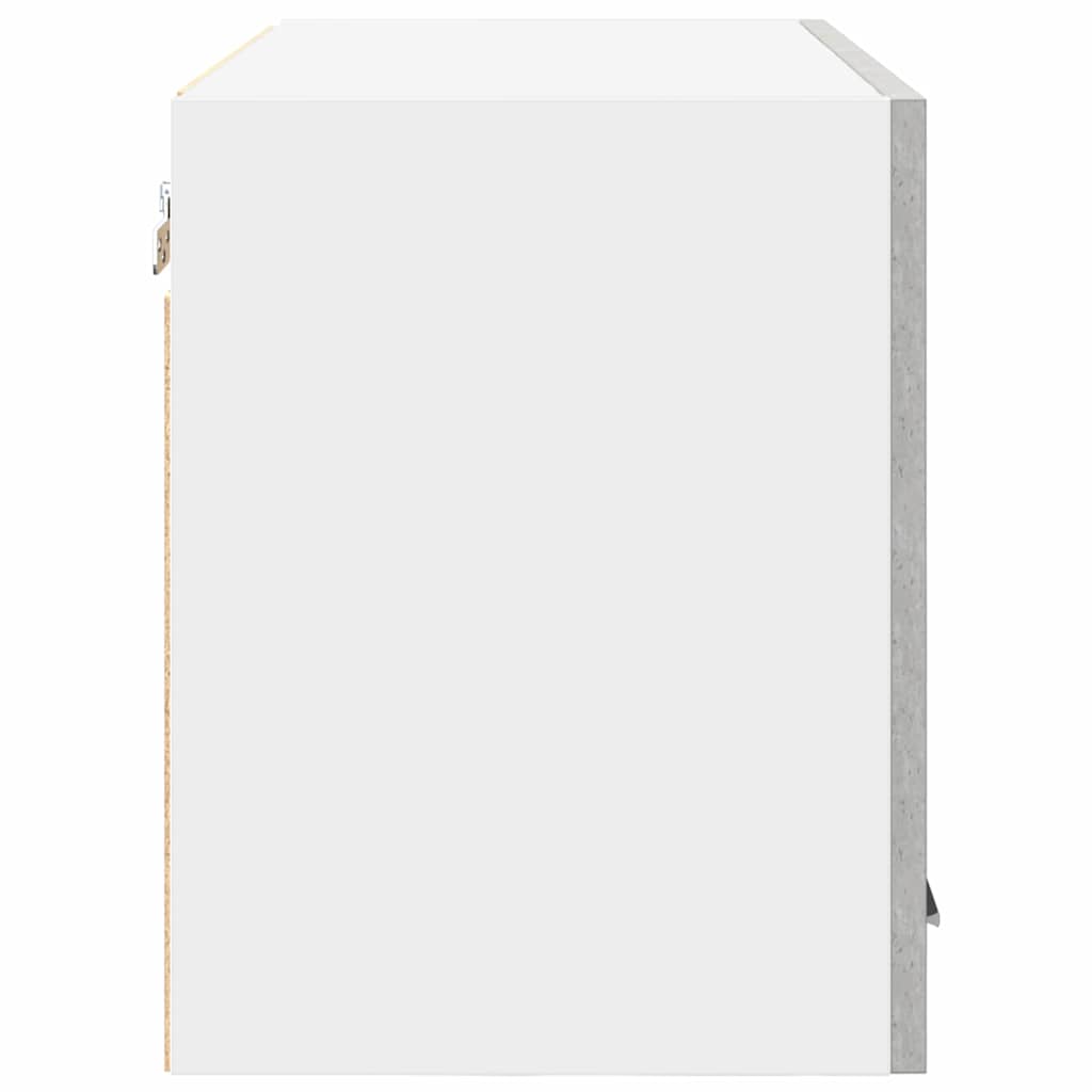 Hanging Cabinet Concrete Grey and White 60 x 31 x 40 cm