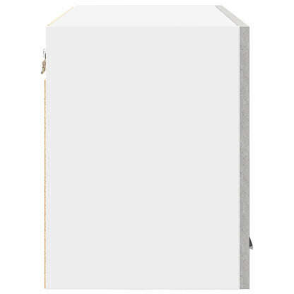 Hanging Cabinet Concrete Grey and White 60 x 31 x 40 cm