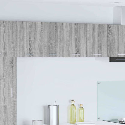 Hanging Cabinet Grey Sonoma and White 60 x 31 x 40 cm