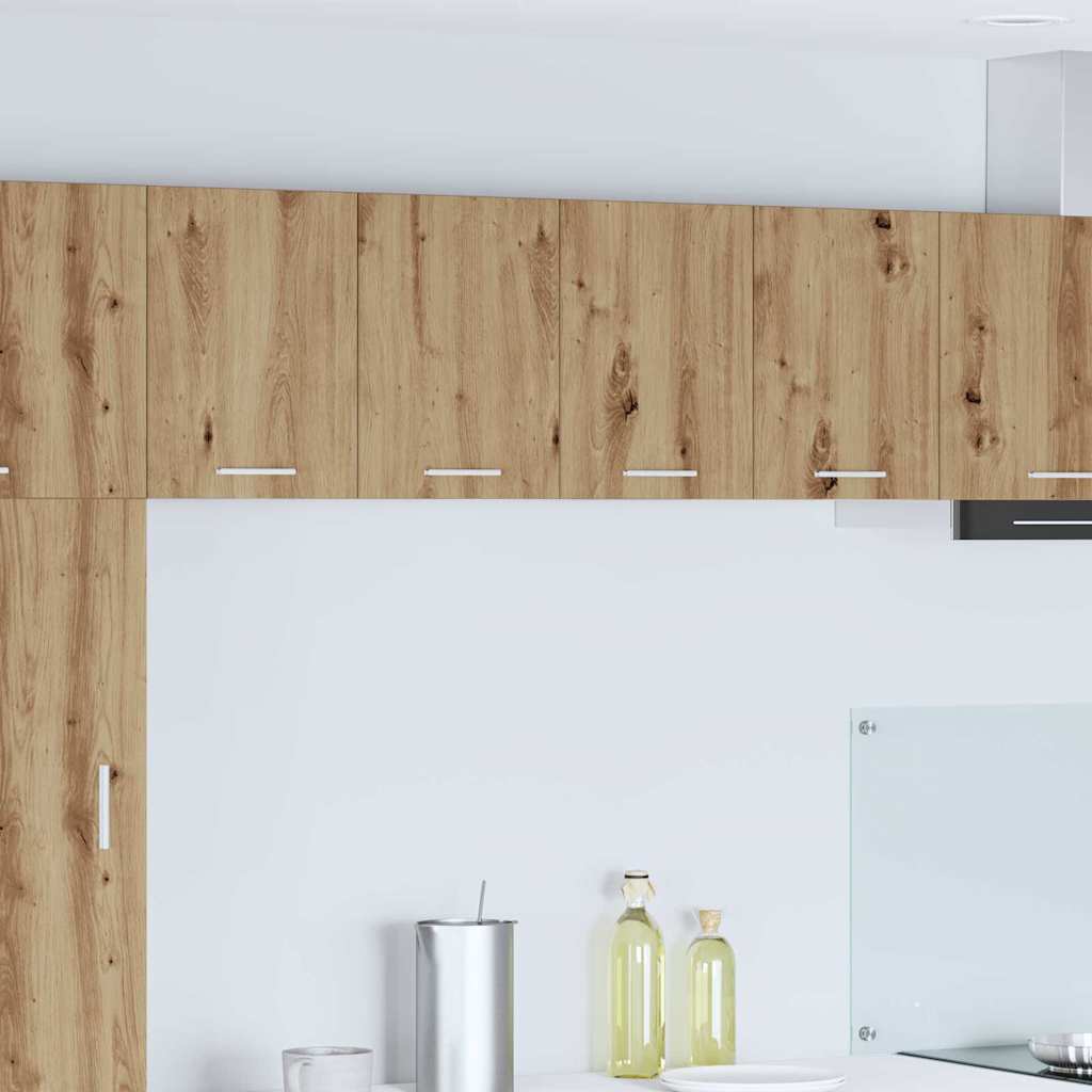 Hanging Cabinet Artisan Oak and White 60 x 31 x 40 cm