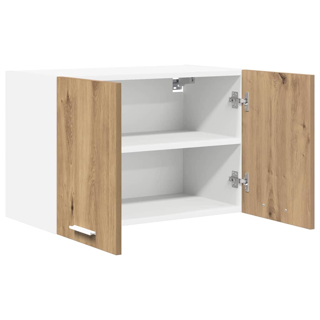 Hanging Cabinet Artisan Oak and White 60 x 31 x 40 cm