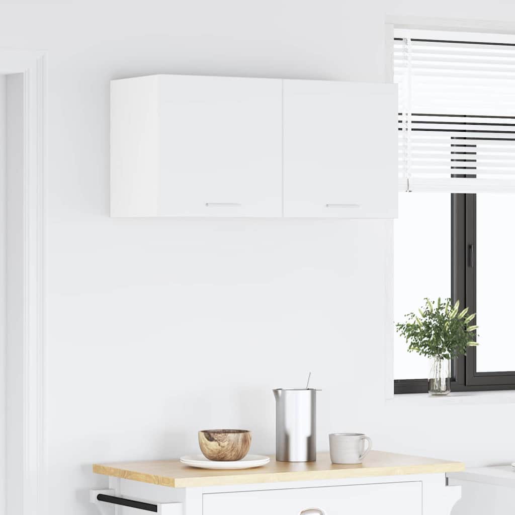 Hanging Cabinet White 80 x 31 x 40 cm Engineered Wood