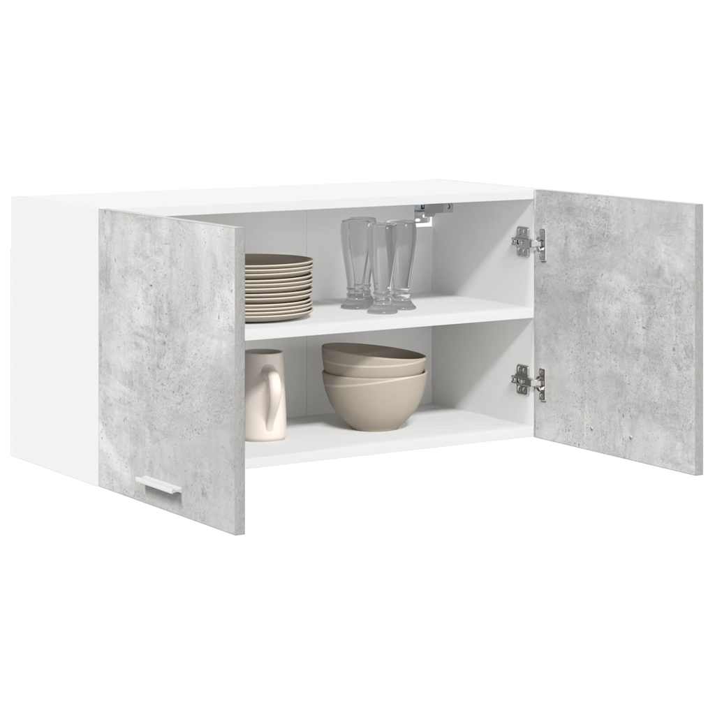 Hanging Cabinet Concrete Grey 80 x 31 x 40 cm Engineered Wood