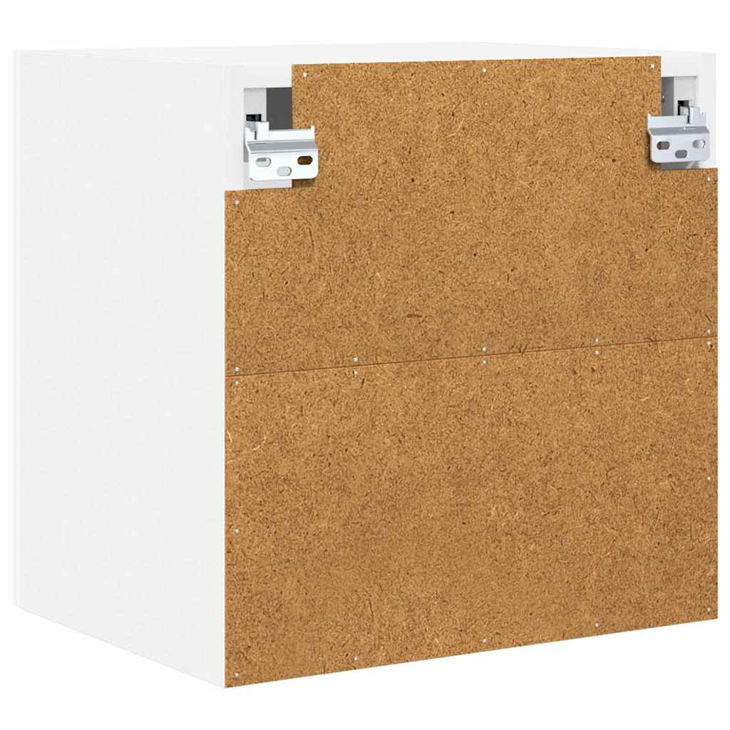 Hanging Cabinet 2 pcs White 40 x 31 x 40 cm Engineered Wood