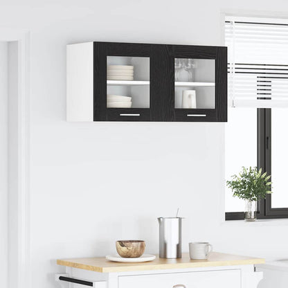 Hanging Cabinet Black Oak 40 x 31 x 40 cm Engineered Wood
