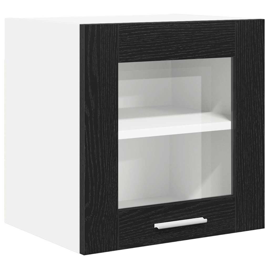 Hanging Cabinet Black Oak 40 x 31 x 40 cm Engineered Wood