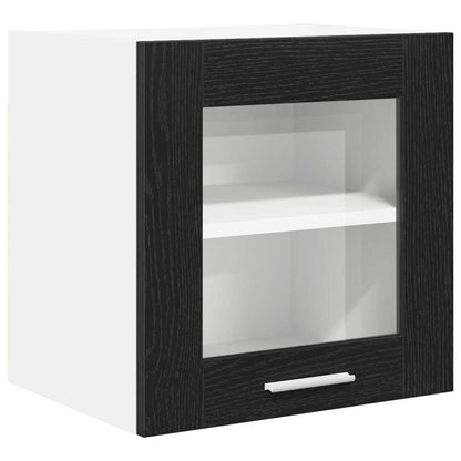 Hanging Cabinet Black Oak 40 x 31 x 40 cm Engineered Wood