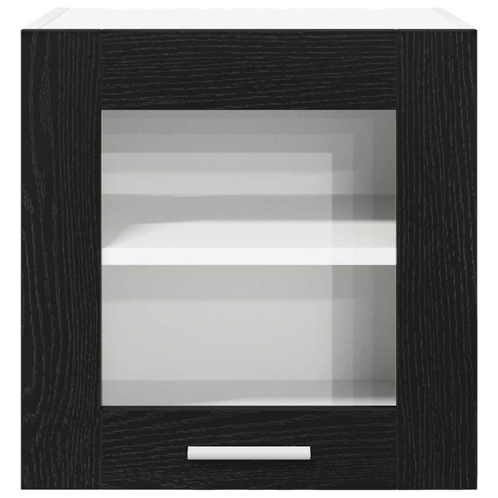 Hanging Cabinet Black Oak 40 x 31 x 40 cm Engineered Wood