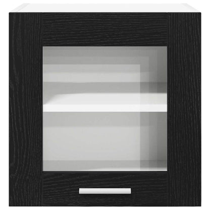 Hanging Cabinet Black Oak 40 x 31 x 40 cm Engineered Wood