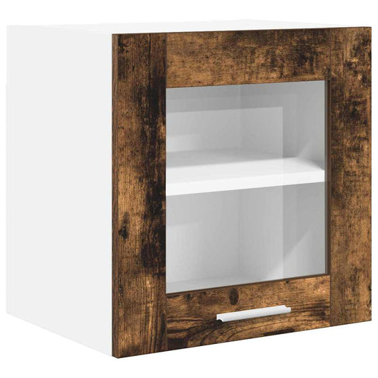 Hanging Cabinet Smoked Oak 40 x 31 x 40 cm Engineered Wood