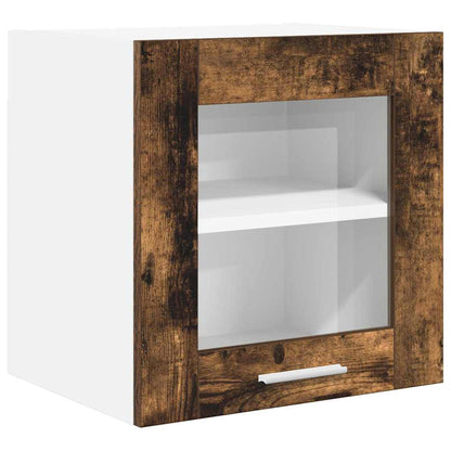 Hanging Cabinet with Storage 2 pcs Smoked Oak 40 x 31 x 40 cm