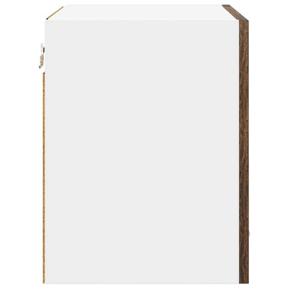 Hanging Cabinet with Storage 2 pcs Smoked Oak 40 x 31 x 40 cm