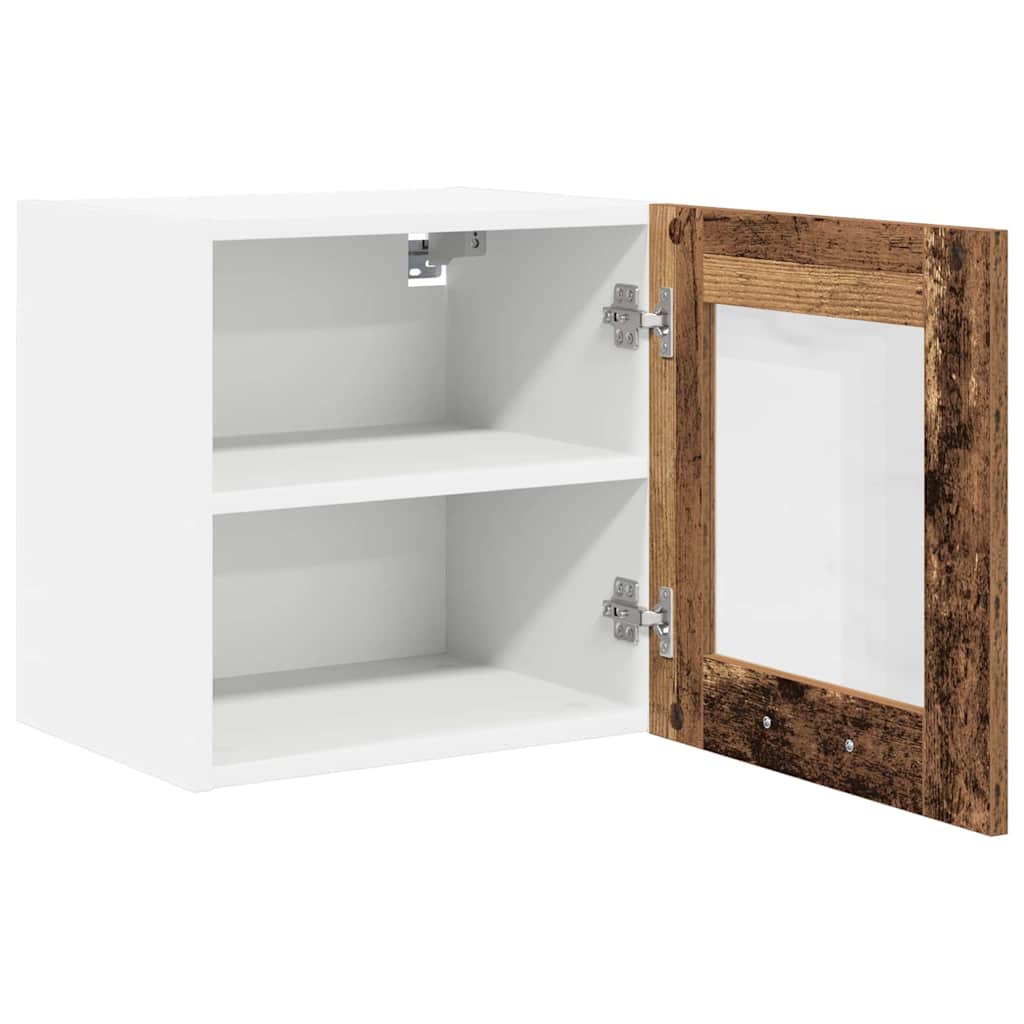 Hanging Cabinet 2 pcs Old Wood 40 x 31 x 40 cm Engineered Wood