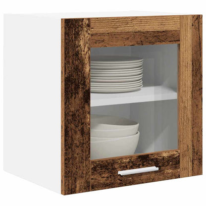 Hanging Cabinet 2 pcs Old Wood Engineered Wood