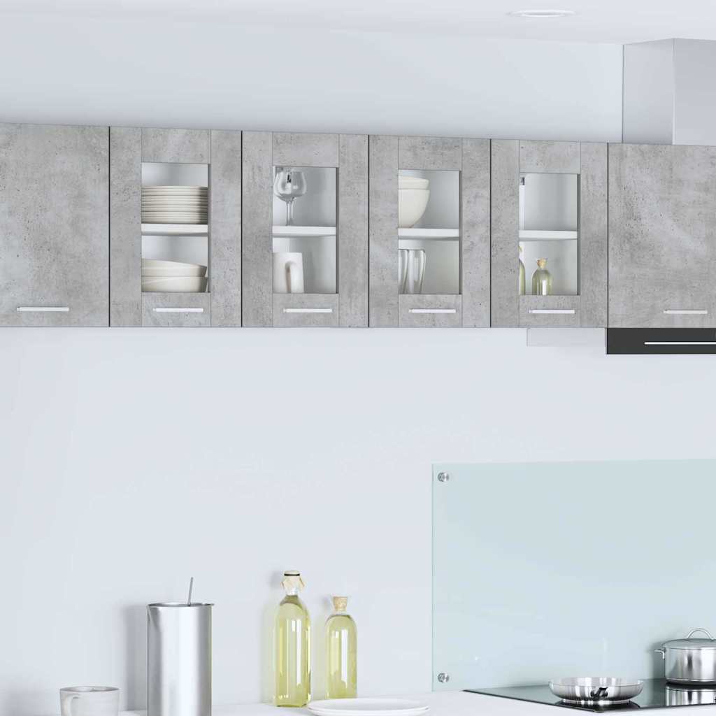 Hanging Cabinet Concrete Grey 60 x 31 x 40 cm Engineered Wood