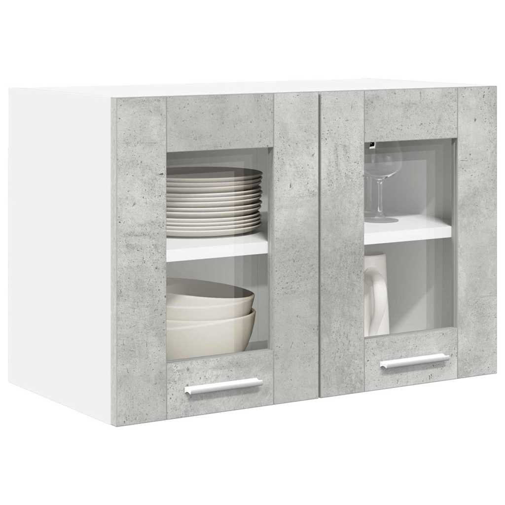 Hanging Cabinet Concrete Grey 60 x 31 x 40 cm Engineered Wood